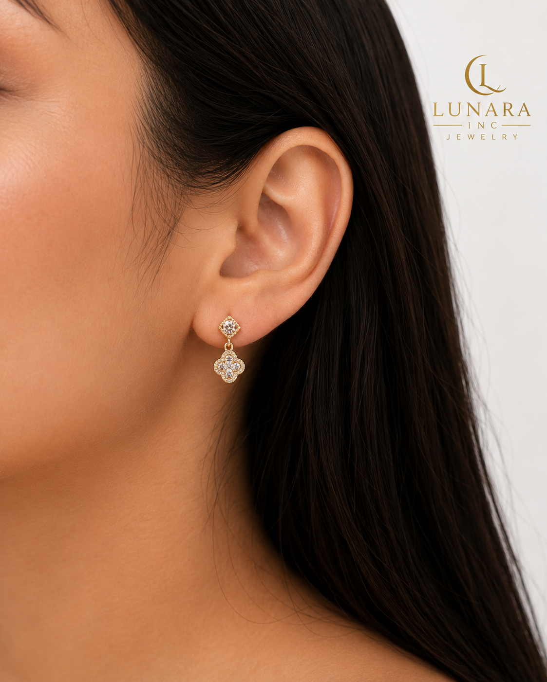 Clover Drop Earrings