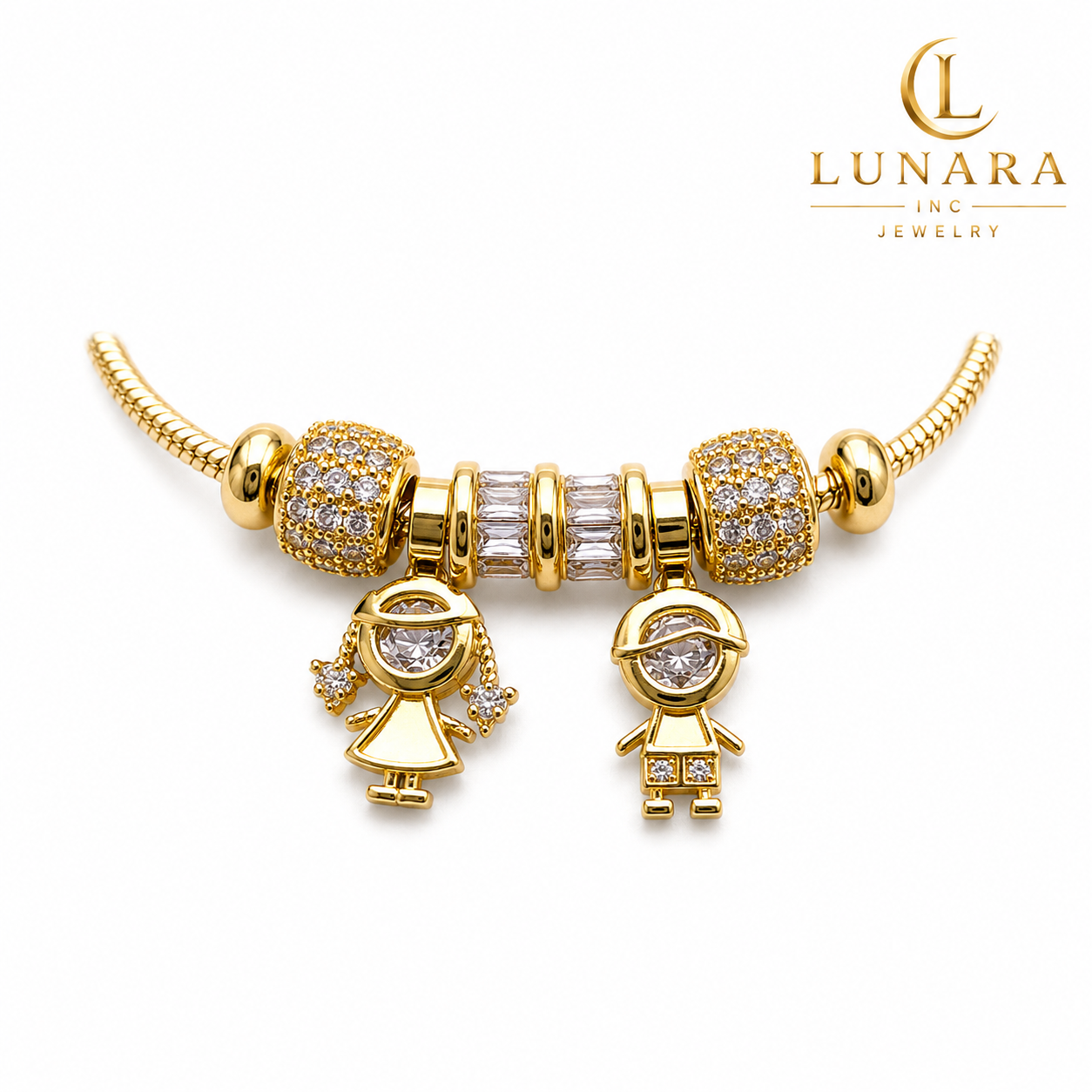 Lunara Family Charm Bracelet