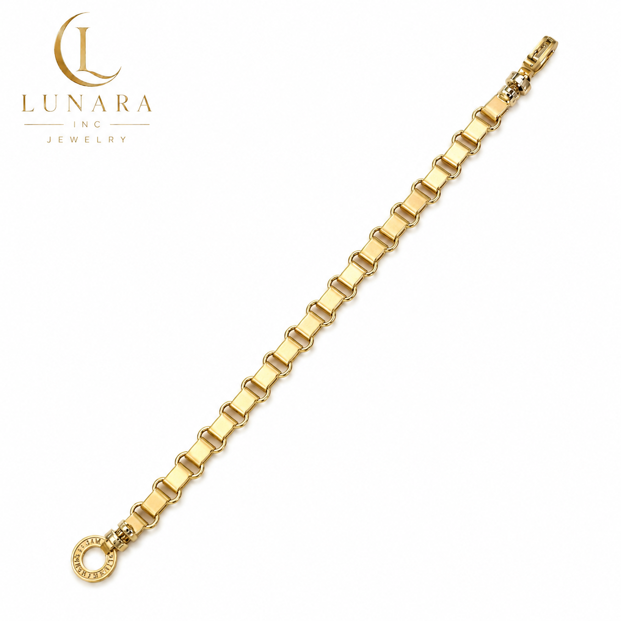 Lunara Radiant Circle Link Bracelet