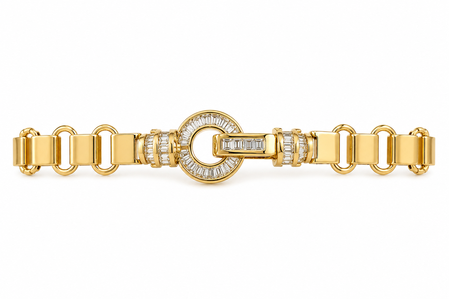 Lunara Radiant Circle Link Bracelet