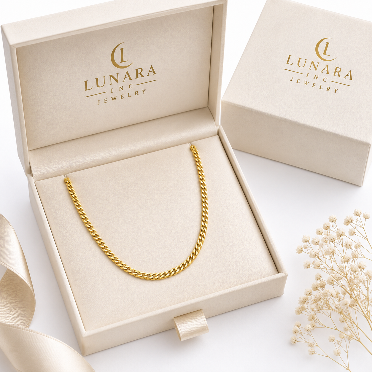 Gold Cuban Link Chain Necklace– Classic Unisex Jewelry