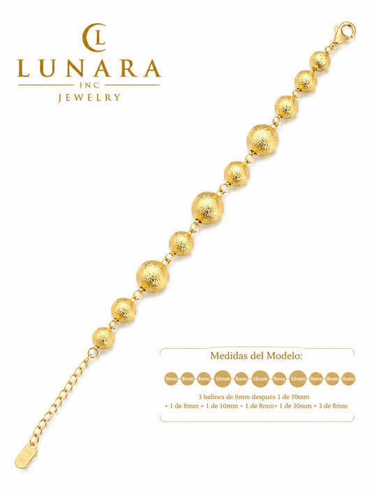 Gold Stardust Bead Bracelet