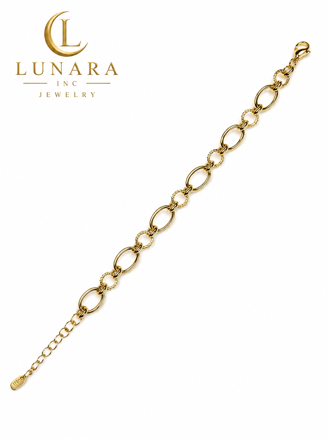 Gold Filled Oval Link Bracelet