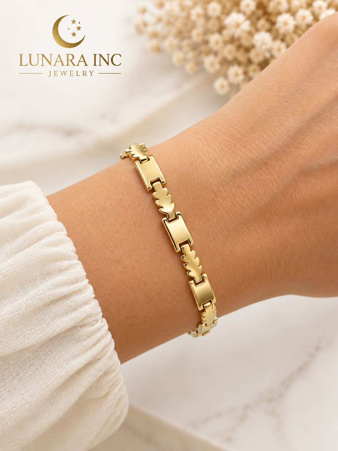 Classic Gold Link Bracelet