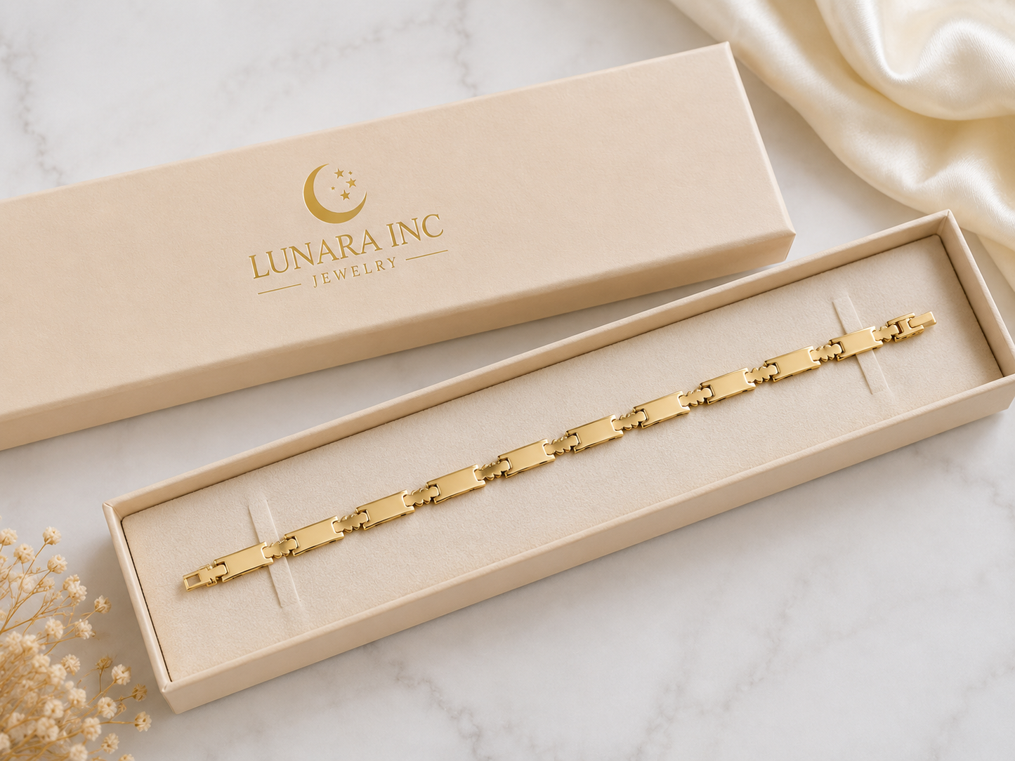 Classic Gold Link Bracelet