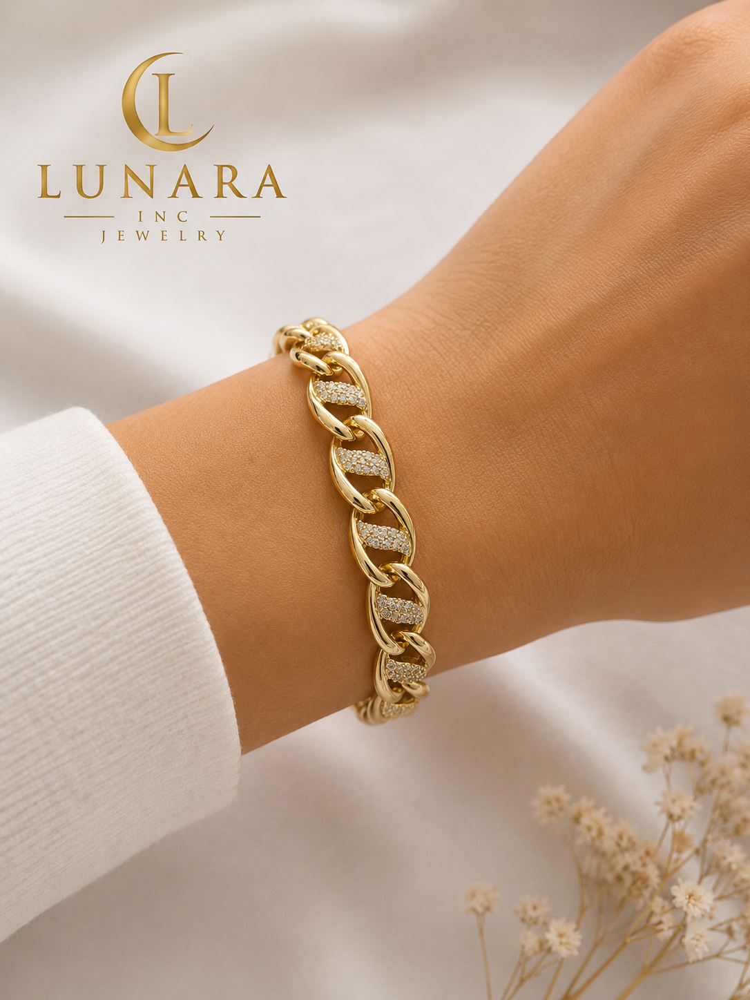 Pavé Cuban Link Bracelet