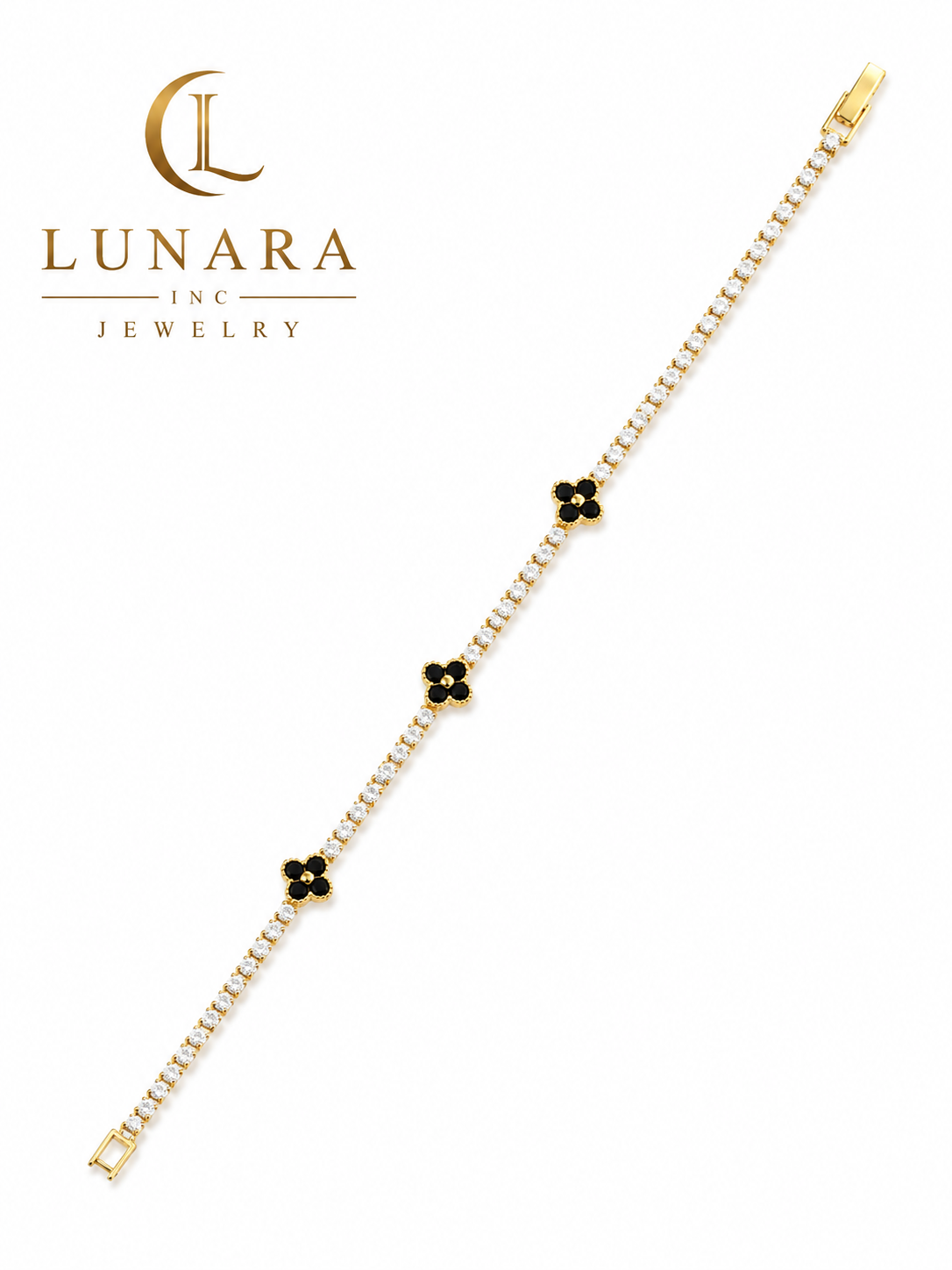 Black Clover Tennis Bracelet ✨🖤