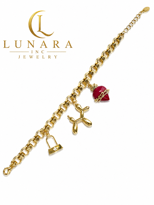 Lunara Lucky Love Charm Bracelet