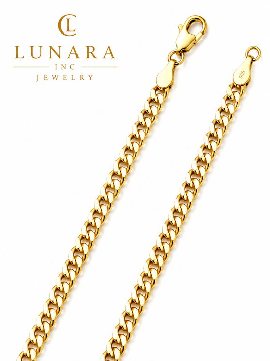 Classic Gold Curb Chain