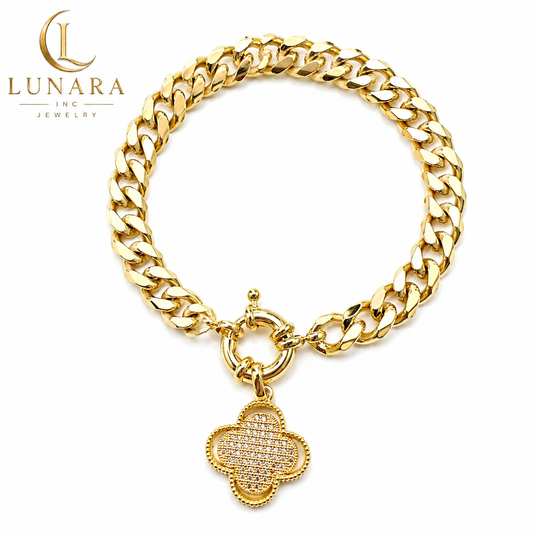Diamond Clover Bracelet ✨