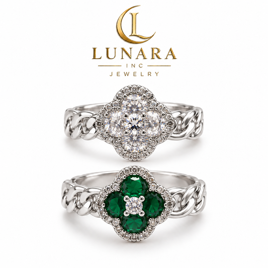 Celestial Clover Ring