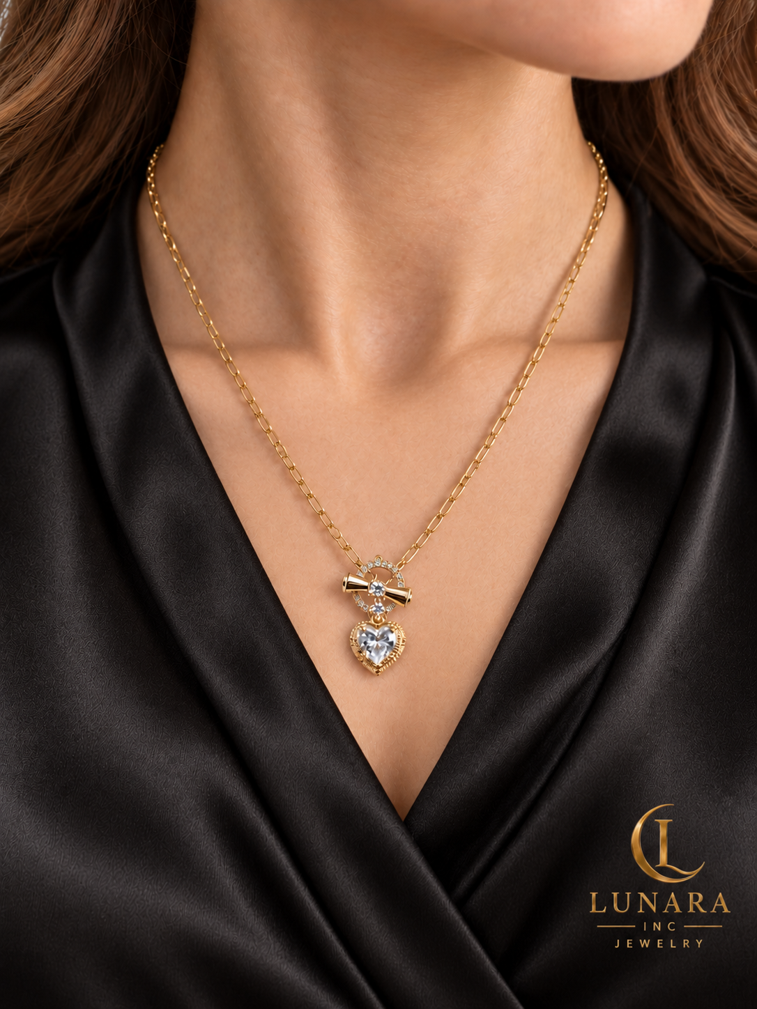 Toggle Heart Necklace