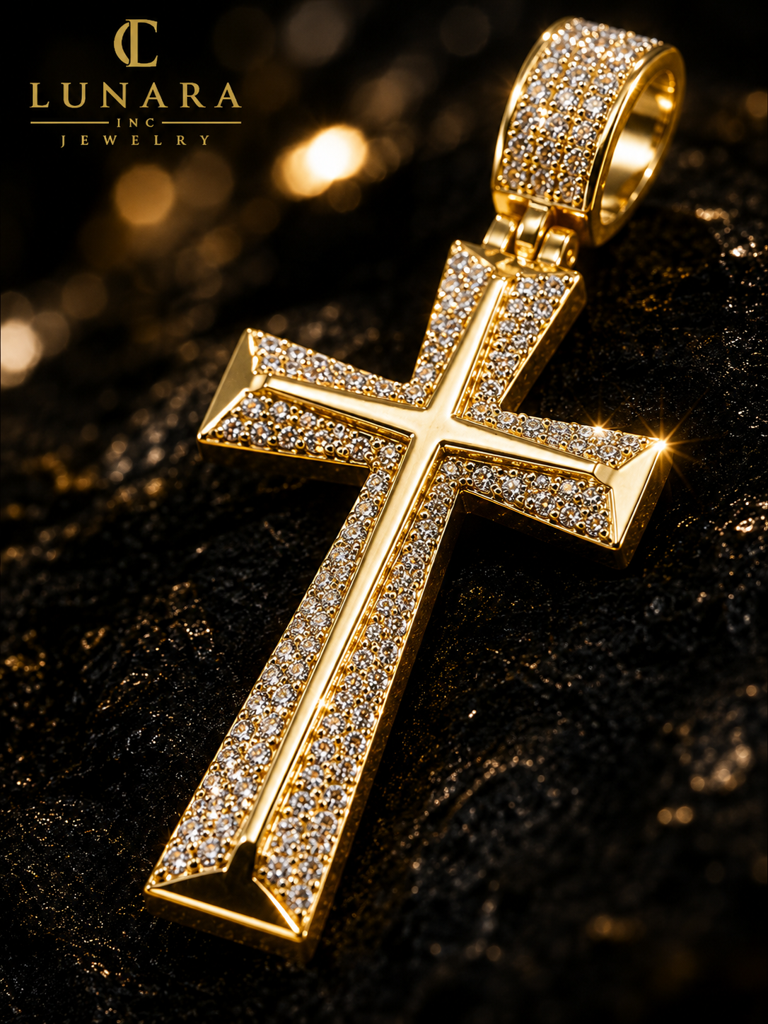 Royal Eternity Cross Pendant