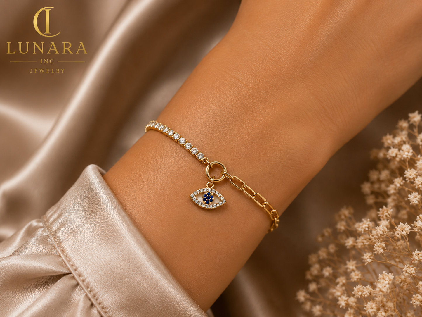 Lunara Evil Eye Luxe Bracelet