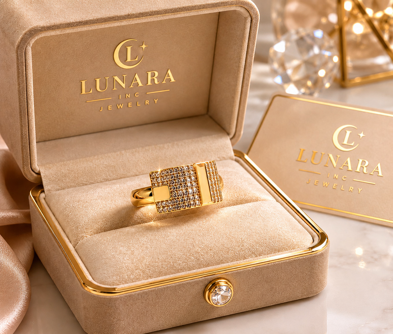 Lunara Emerald Royale Ring