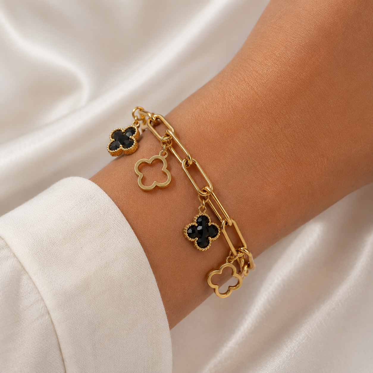 Lunara Clover Luxe Bracelet