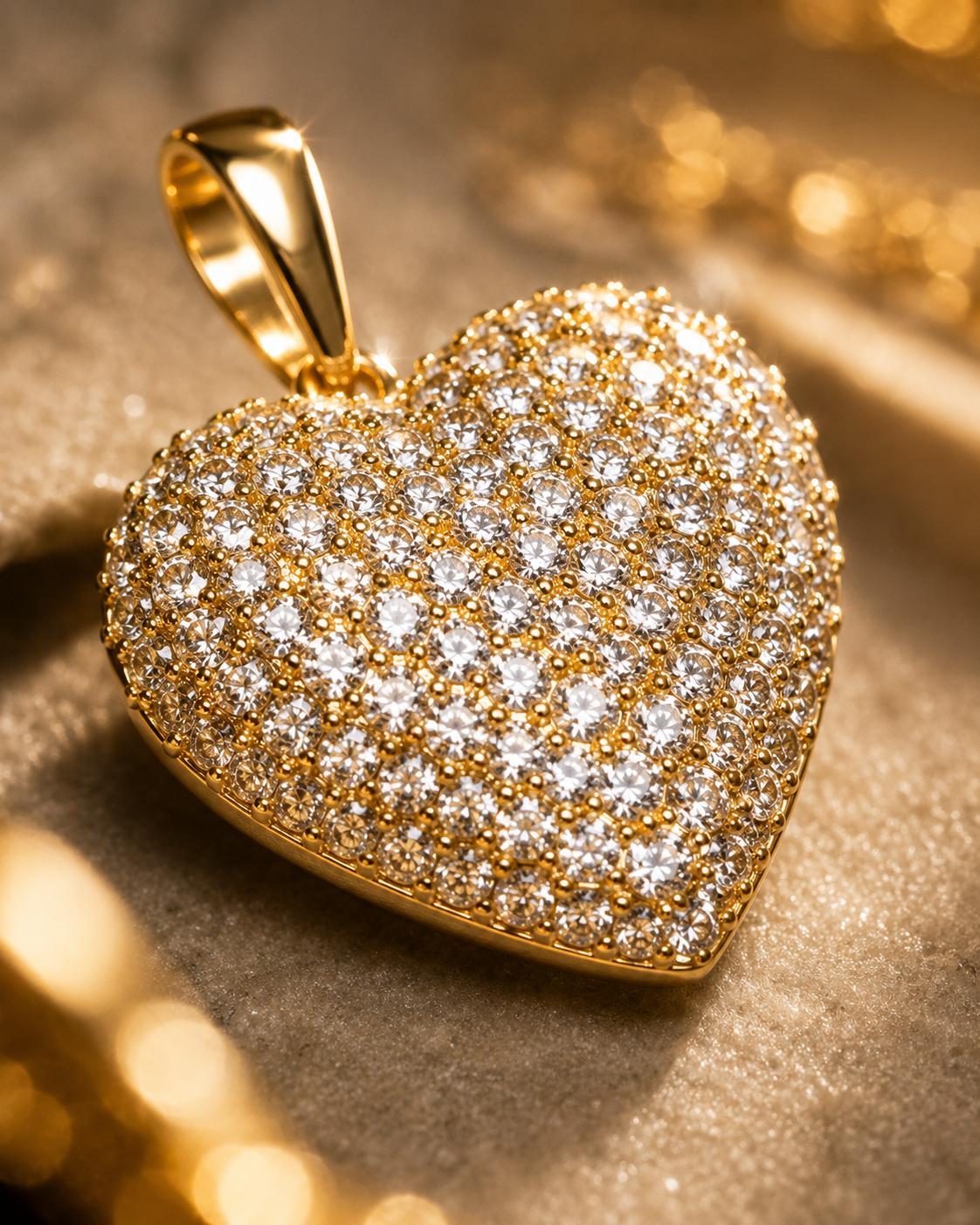 Golden Heart Luxe Pendant