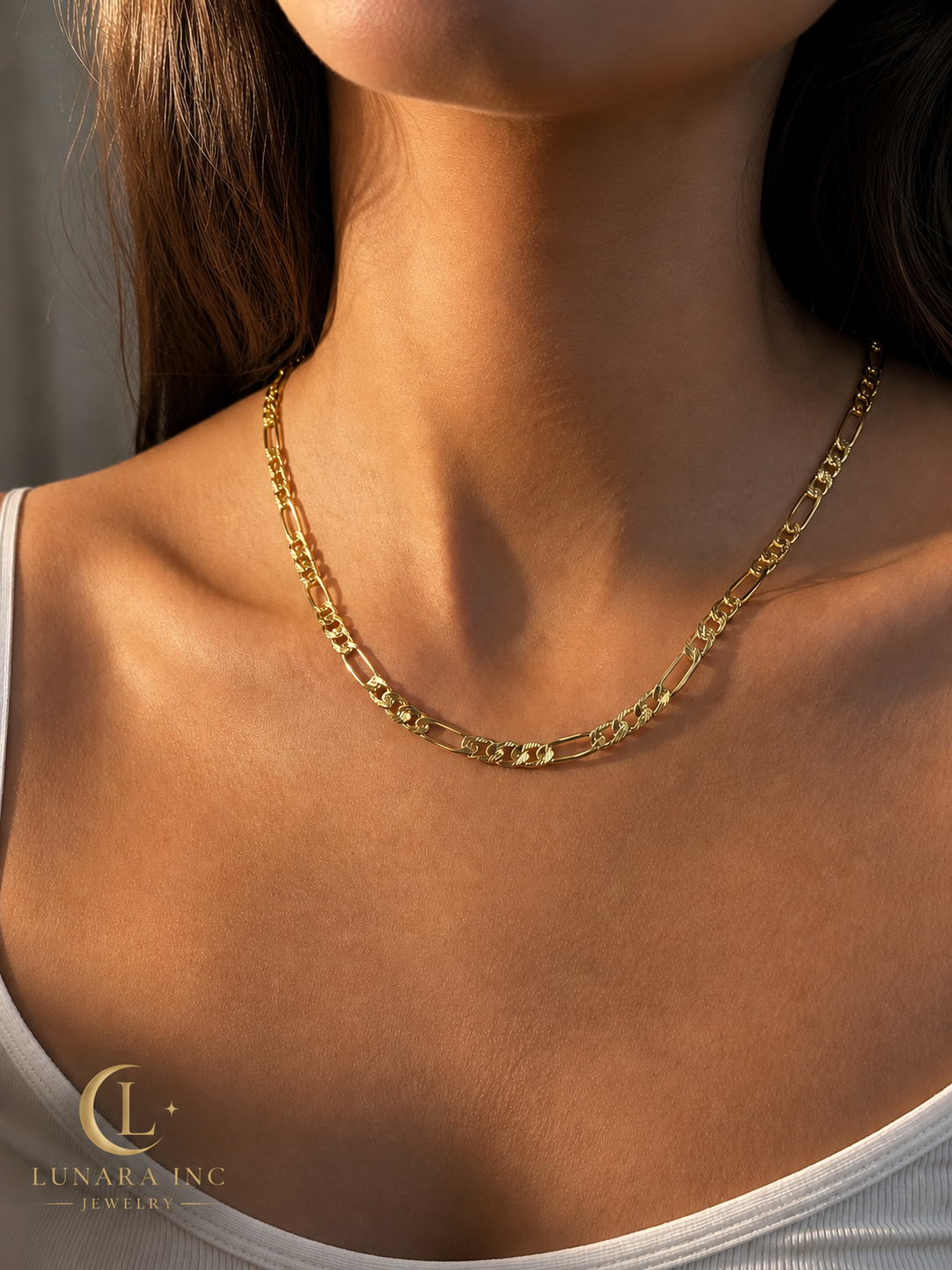 Lunara Radiant Link Necklace