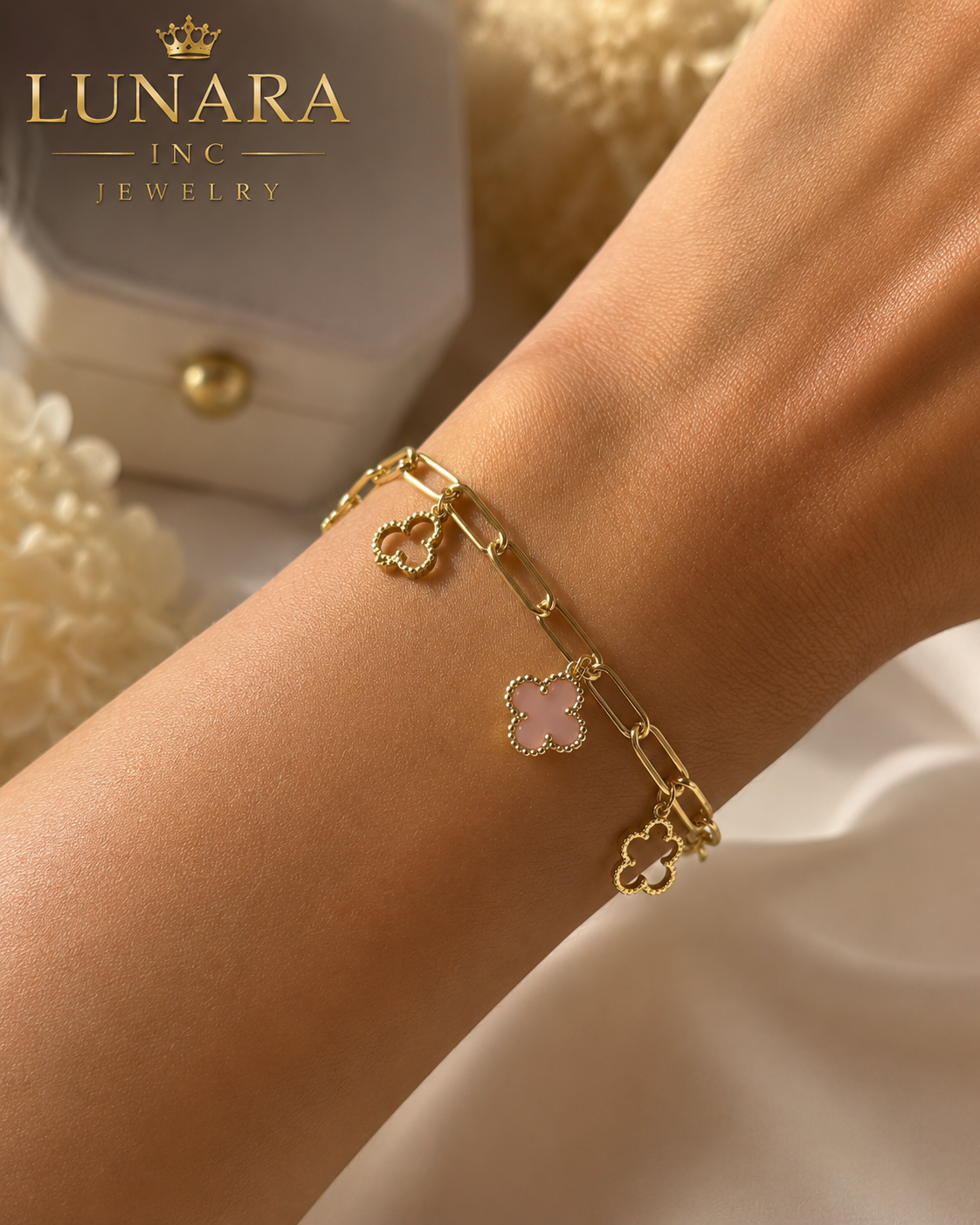 Lunara Clover Luxe Bracelet