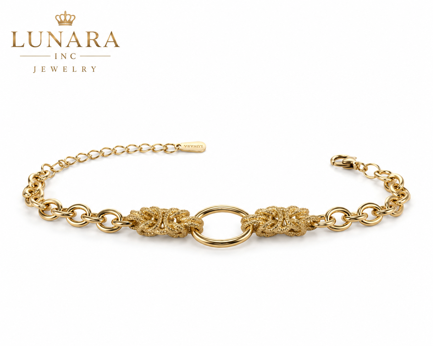 Lunara Golden Knot Bracelet