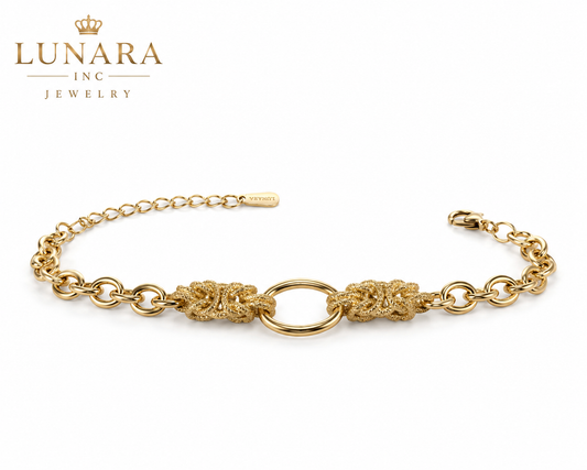 Lunara Golden Knot Bracelet