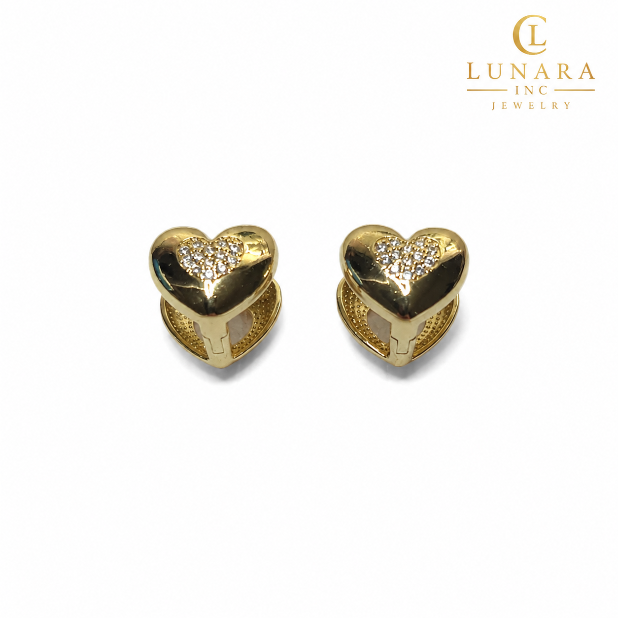 Lunara Eternal Heart Earrings