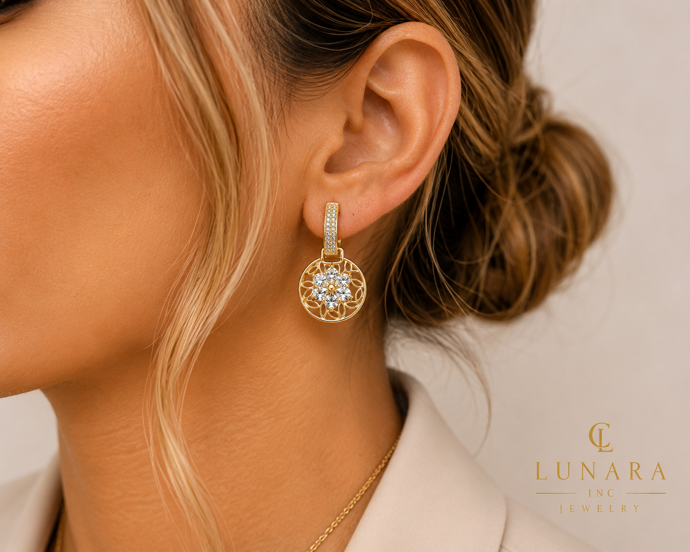 Lunara Aurelia Bloom Earrings