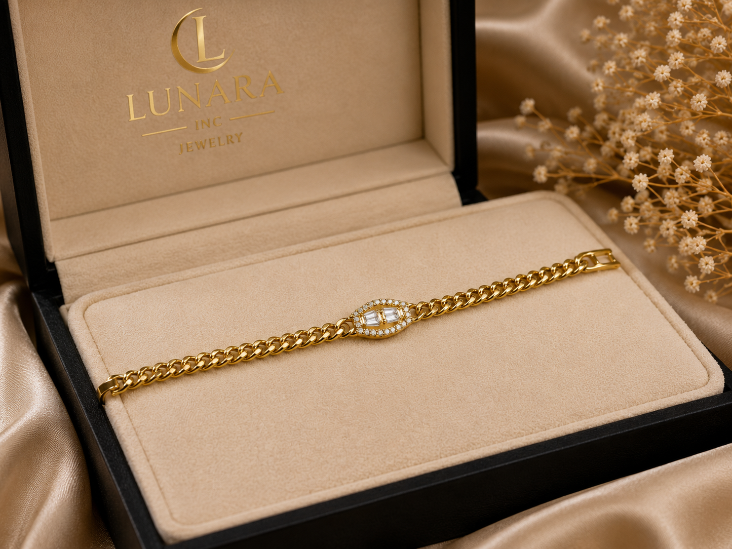 Lunara Diamond Eye Bracelet