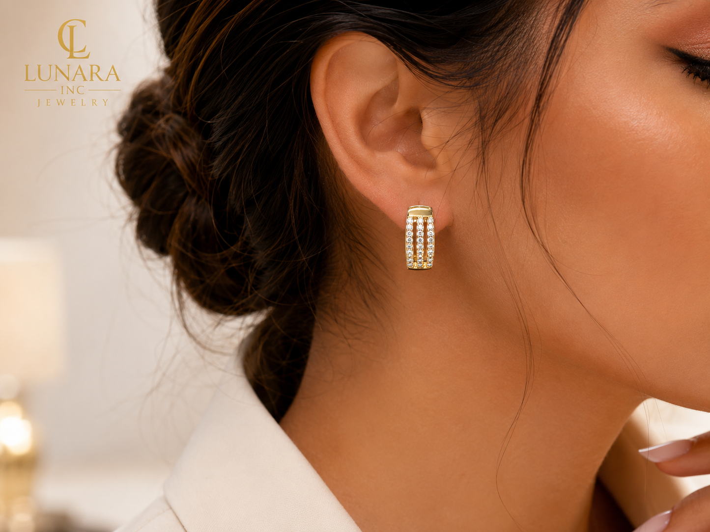 Lunara Triple Luxe Earrings