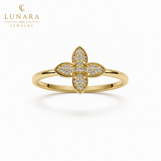 Lunara Fleur Royale Ring