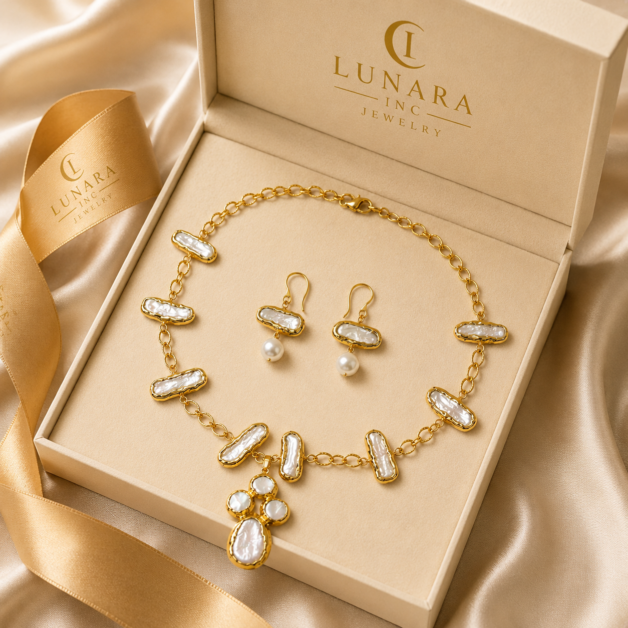 Lunara Pearl Blossom Set