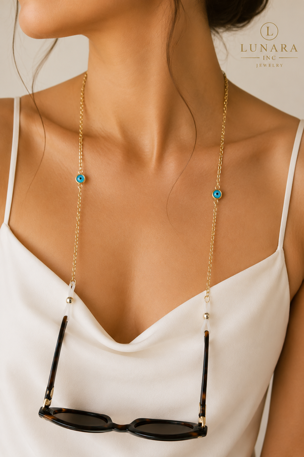 Lunara Blue Eye Chain 🧿✨