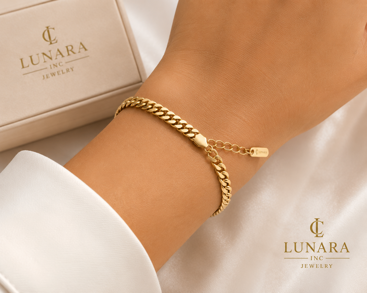 Lunara Monaco Cuban Bracelet