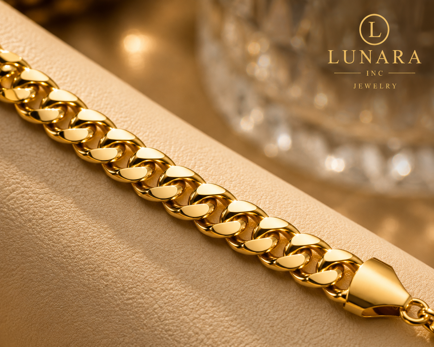 Golden Cuban Bracelet ✨