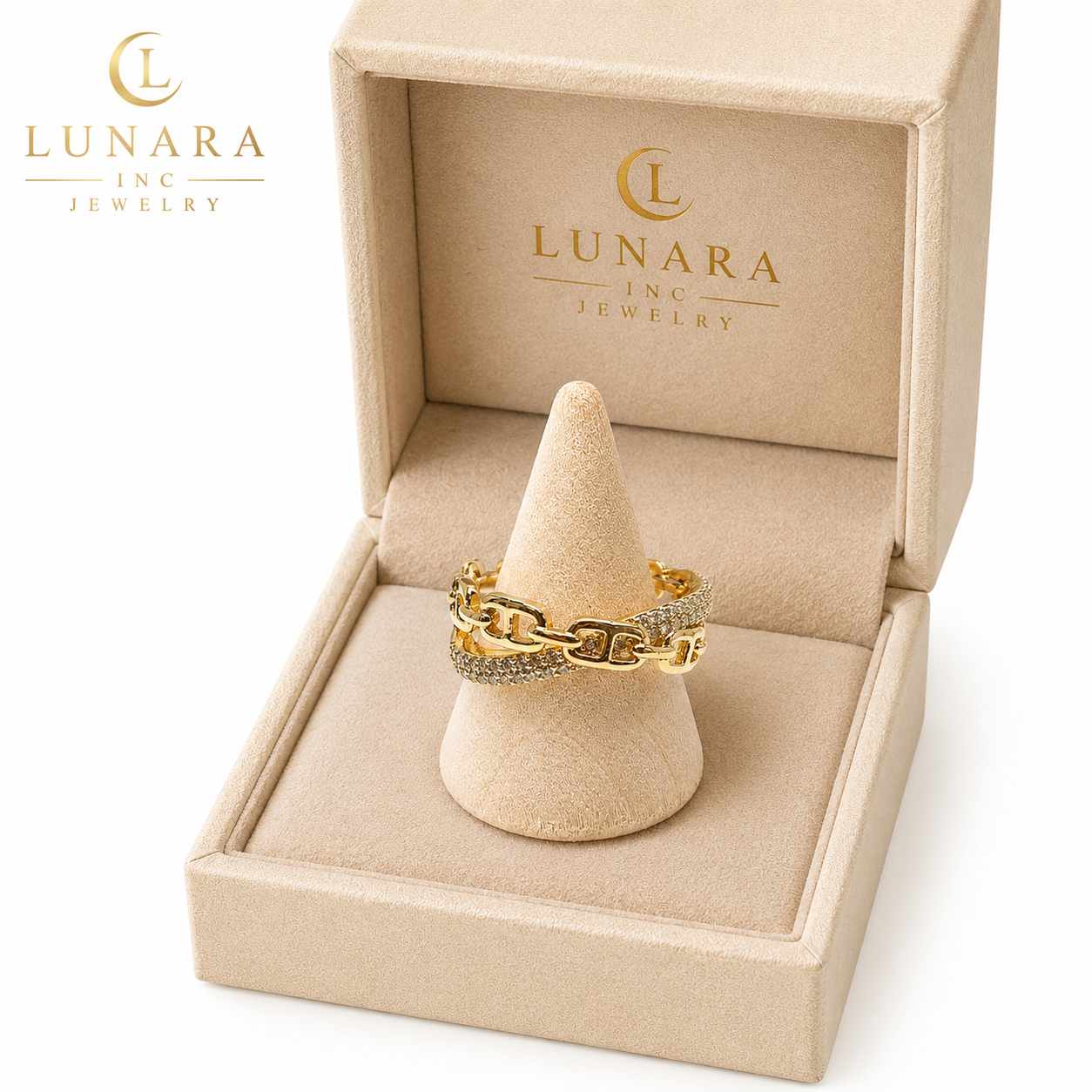 Lunara Chain Luxe Ring