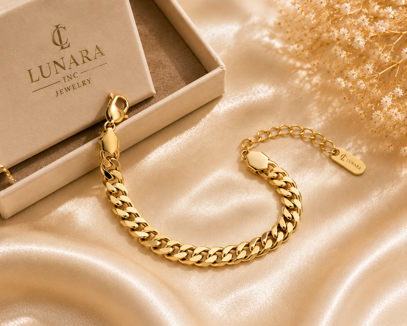 Lunara Monaco Cuban Bracelet