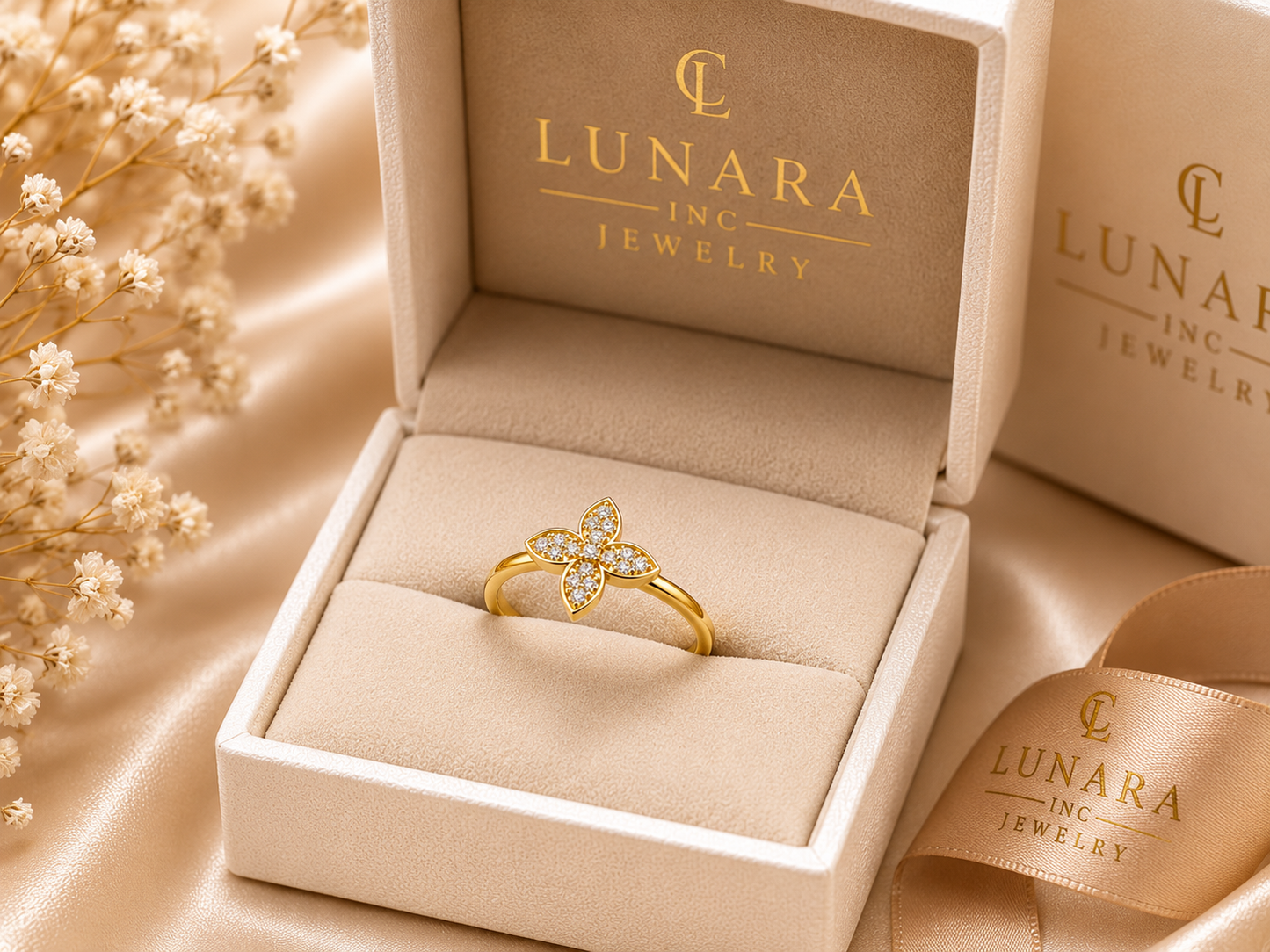 Lunara Fleur Royale Ring