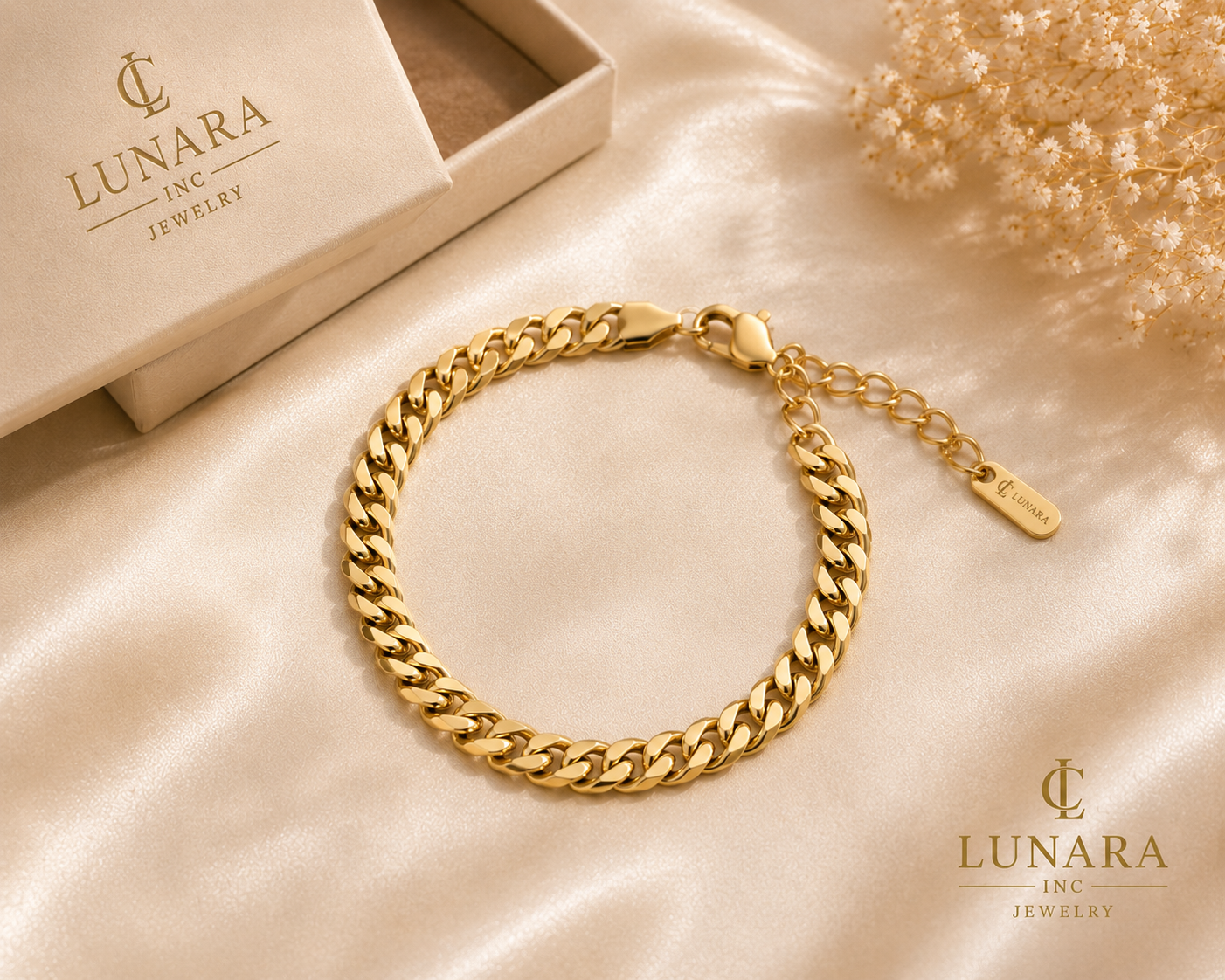 Lunara Monaco Cuban Bracelet
