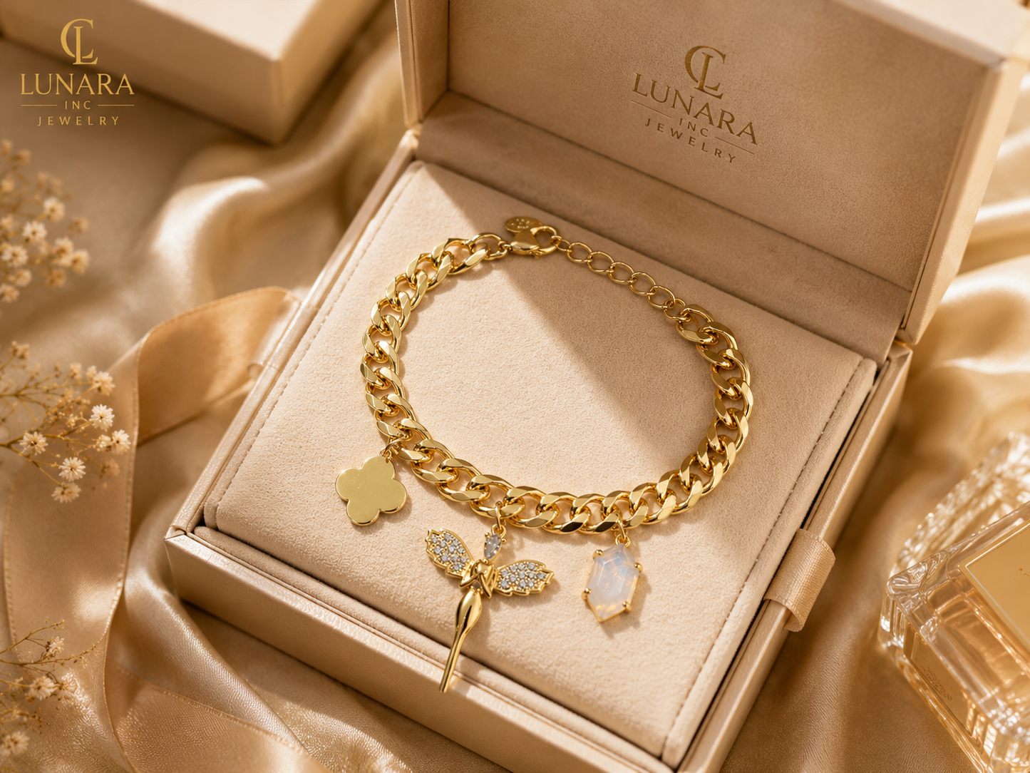 Lunara Celestial Charm Bracelet