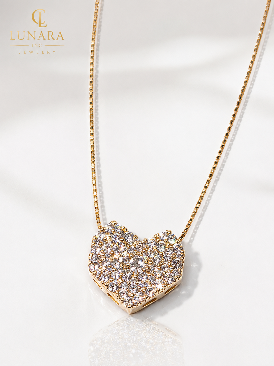 Lunara Celeste Heart Necklace