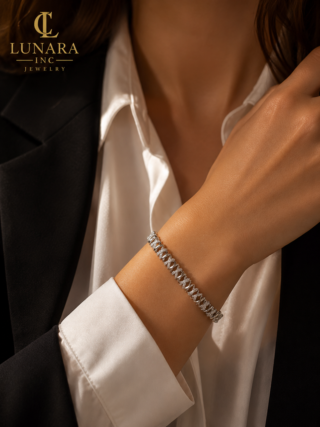 Diamond Wave Bracelet