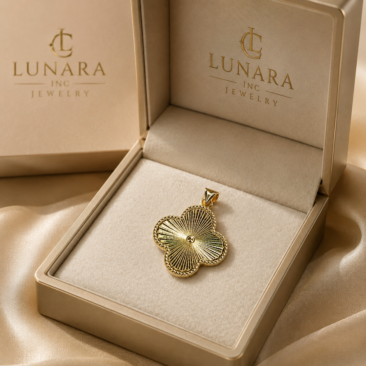 Lunara Soleil Clover Pendant