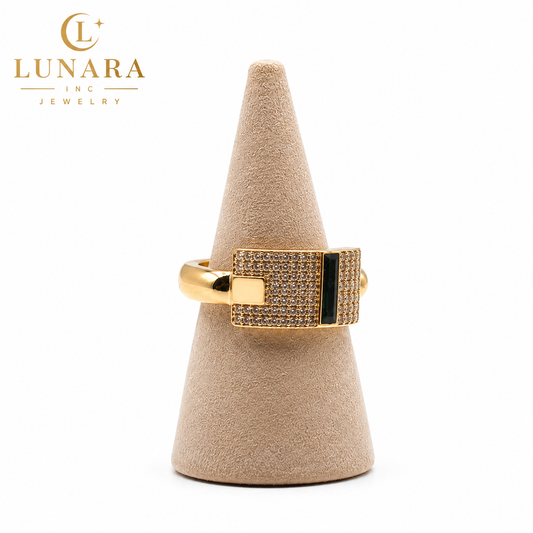 Lunara Emerald Royale Ring
