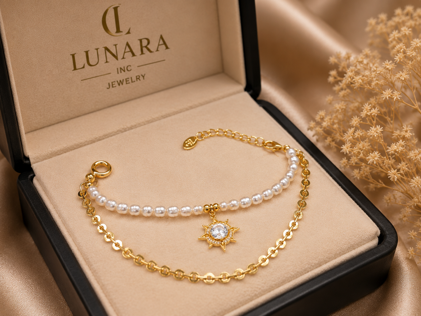 Lunara Celestial Pearl Bracelet