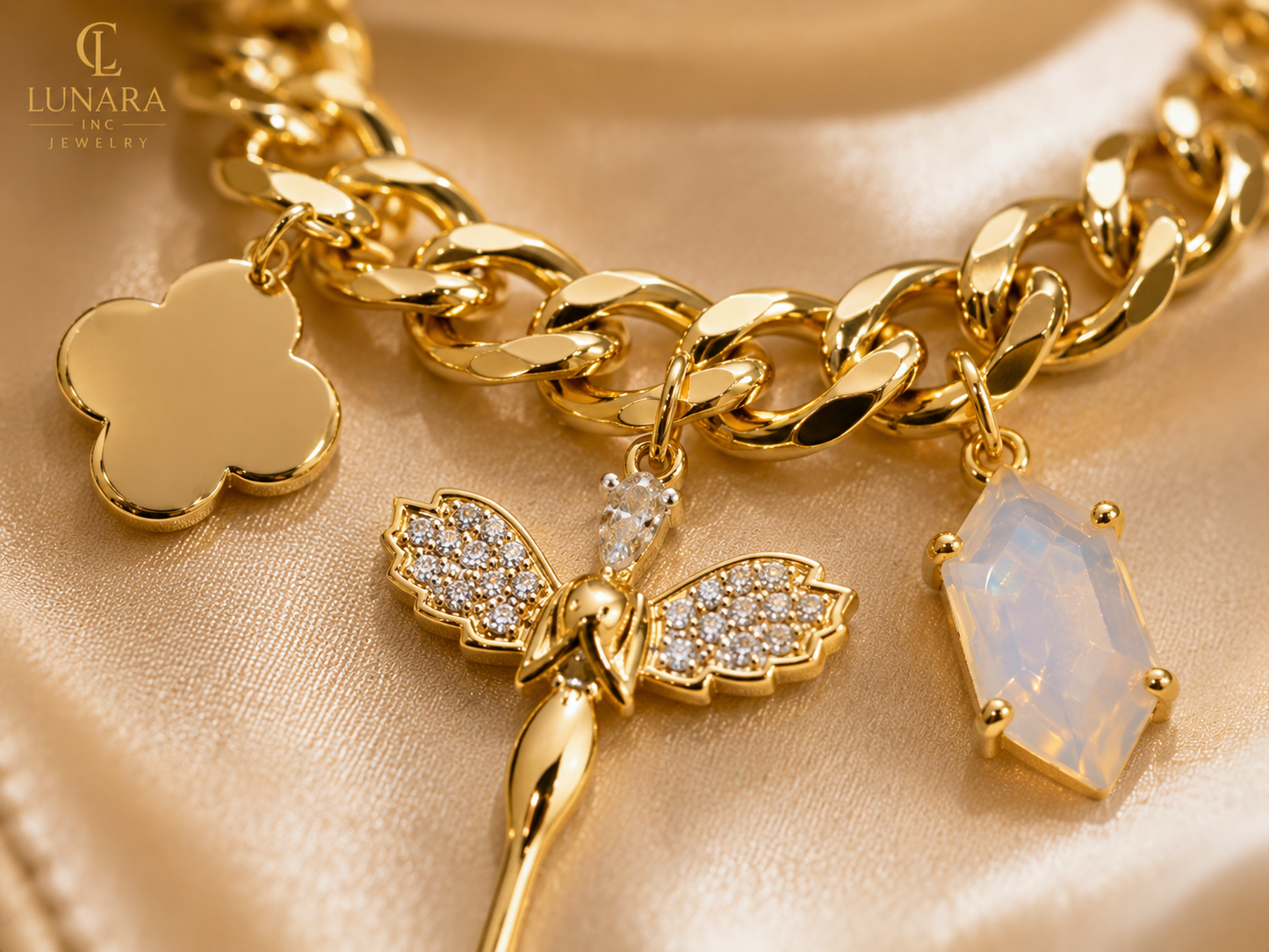 Lunara Celestial Charm Bracelet