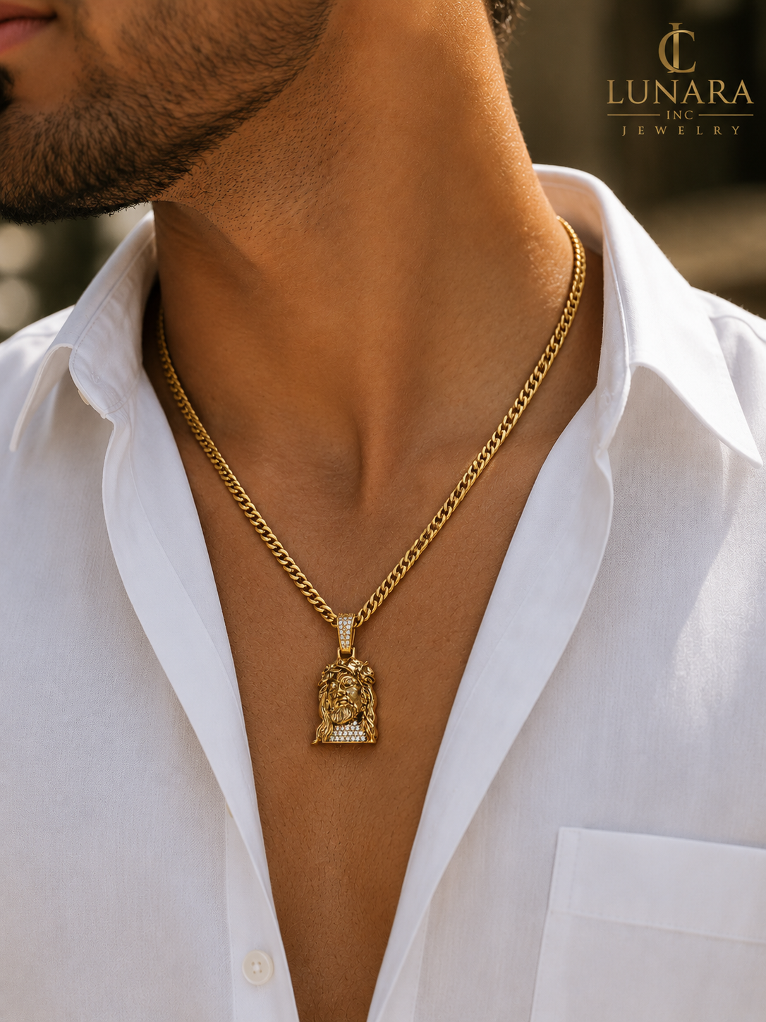 Crowned Faith Pendant
