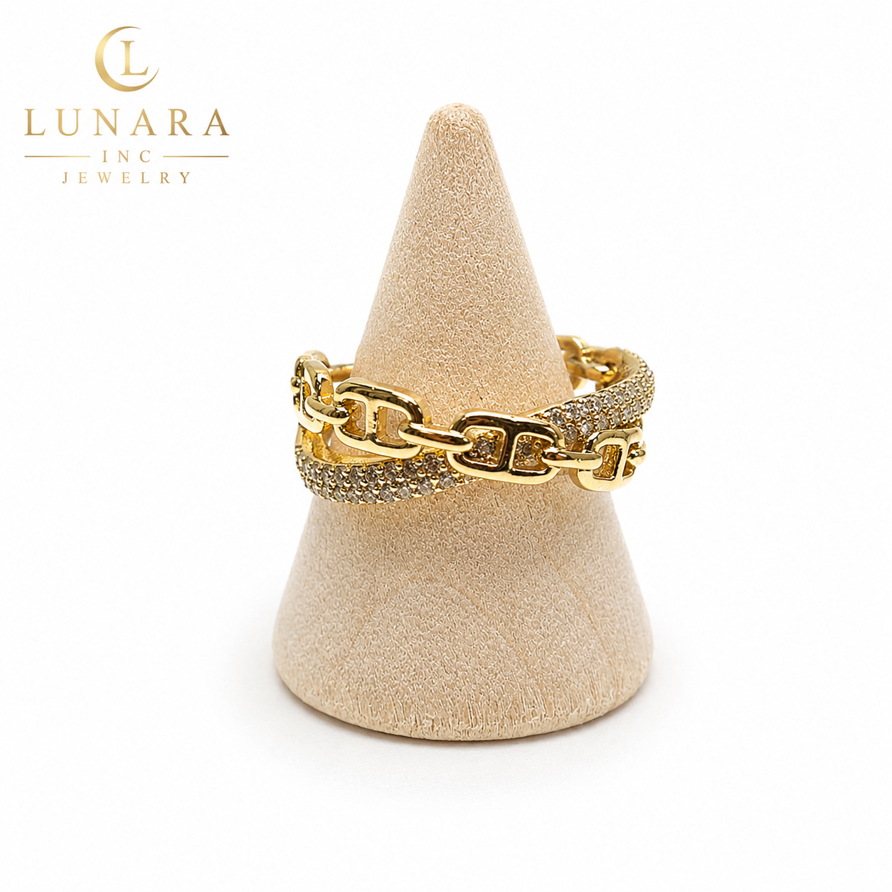 Lunara Chain Luxe Ring