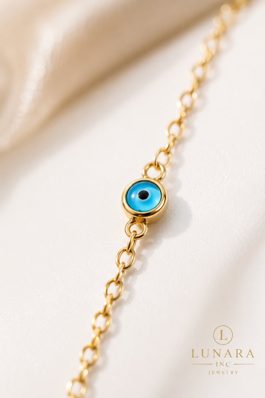 Lunara Blue Eye Chain 🧿✨