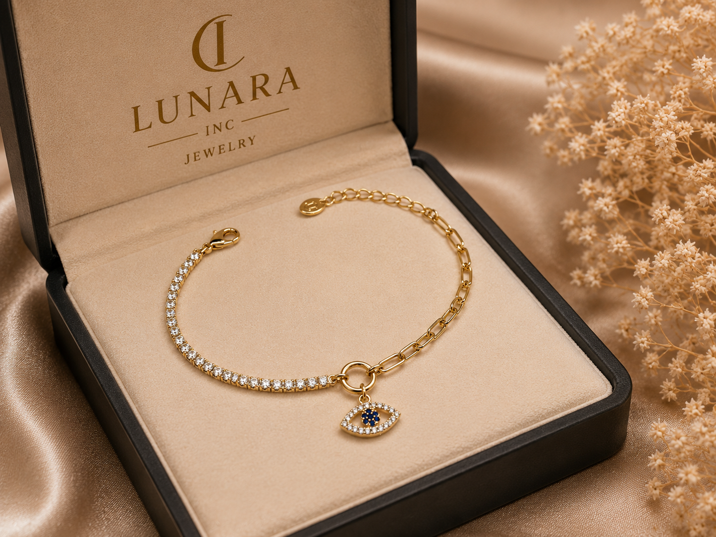 Lunara Evil Eye Luxe Bracelet