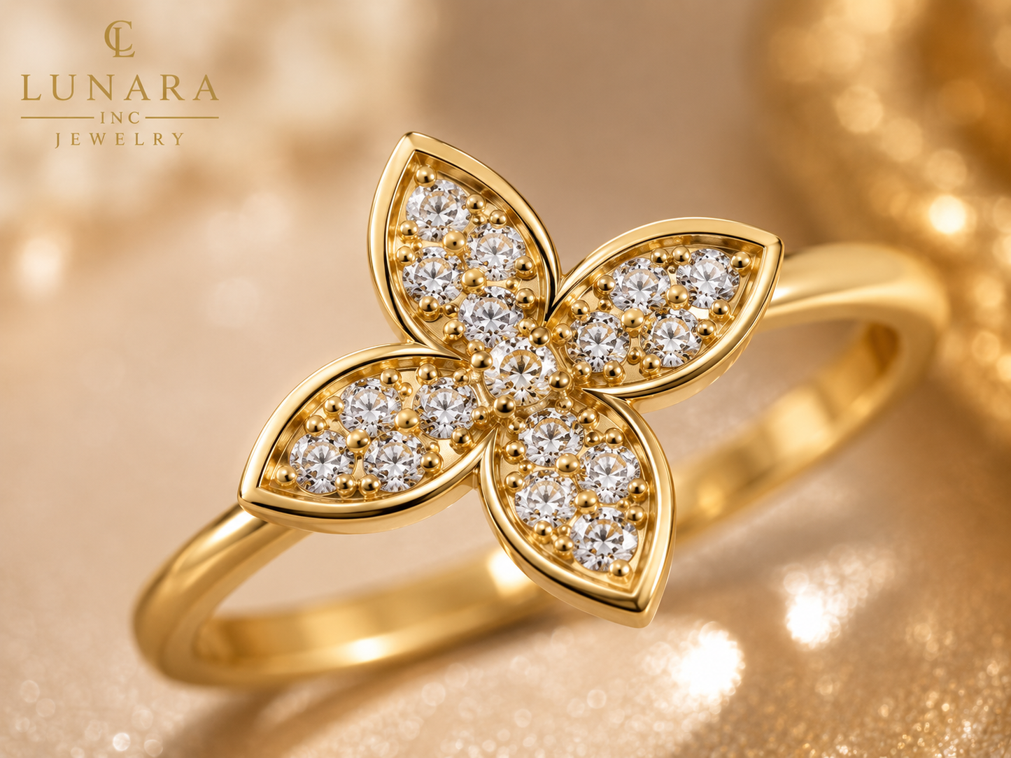Lunara Fleur Royale Ring